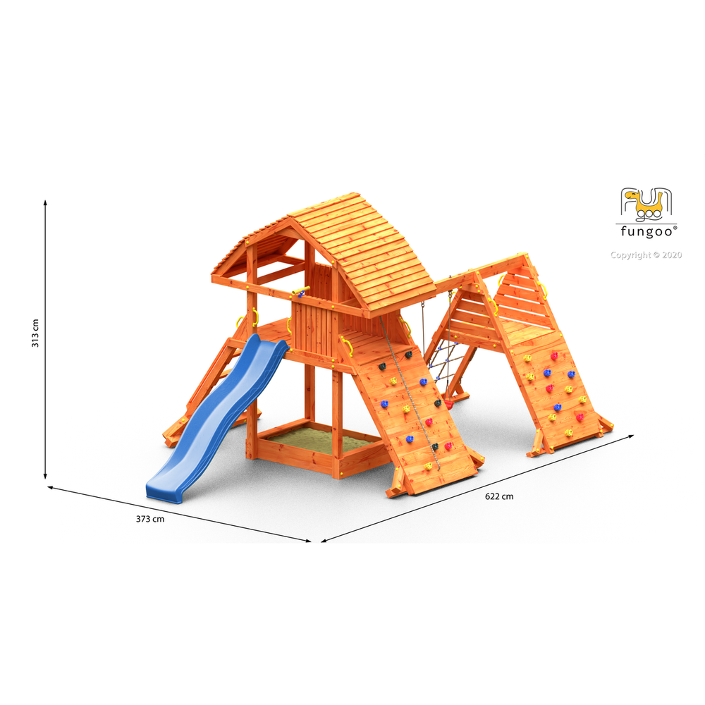 Fungoo Set GIANT SPIDER - Drveno dječije igralište slika 3