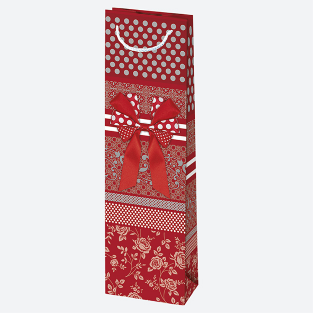 T12OG48 Ukrasna vrećica za piće - Više dezena (12x40x9 cm) slika 5