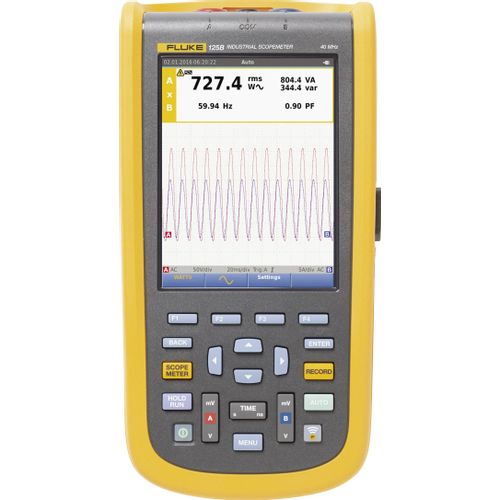 Fluke 125B/EU/S #####Hand-Oszilloskop  40 MHz 2-kanalni 4 GSa/s   multimetar-funkcije 1 St. slika 6