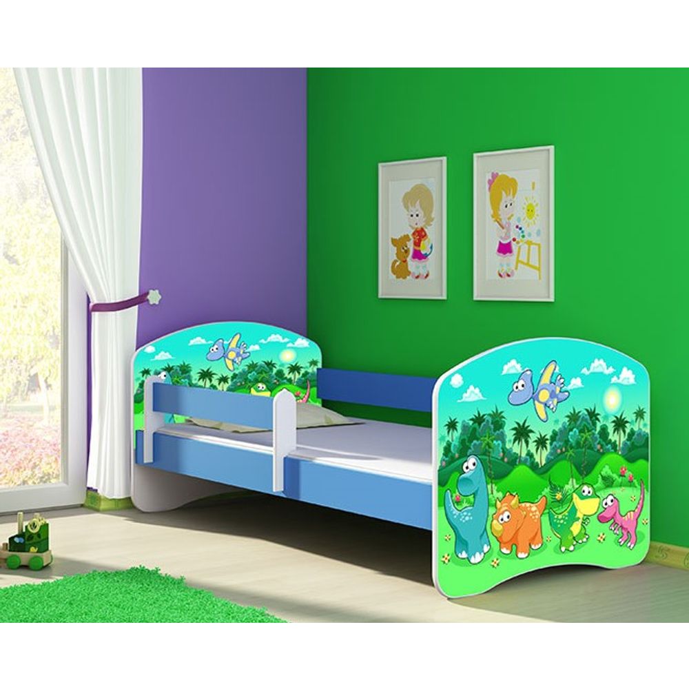 ACMA Dječiji krevet Acma II Blue - 140x70cm - Dezen 30 slika 1