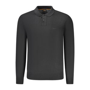 HUGO BOSS MEN'S BLACK SWEATER