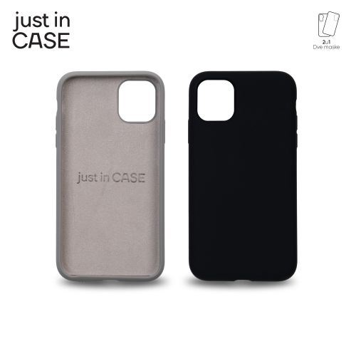 2u1 Extra case MIX PLUS paket CRNI za iPhone 11 slika 3