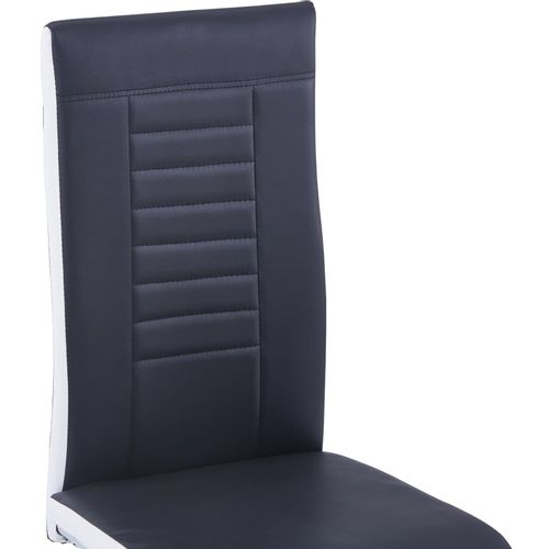 Konzolne blagovaonske stolice od umjetne kože 6 kom crne slika 32