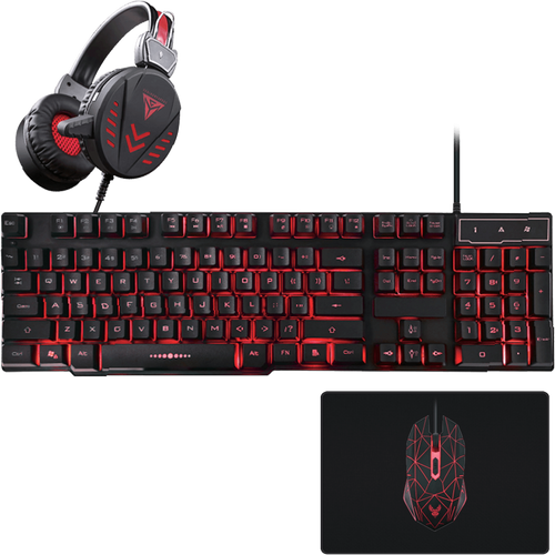 Connect XL Gaming set, slušalice, tipkovnica, miš, podloga za miš - CXL-KG350 Kit Gaming slika 1