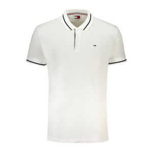 TOMMY HILFIGER MEN'S WHITE SHORT SLEEVED POLO SHIRT