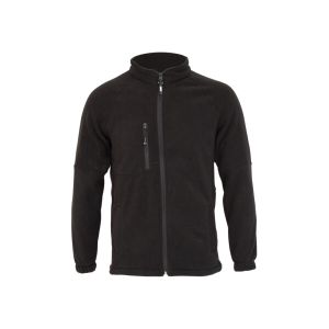 XGB3 Flis muški duks na kopčanje Loki Thermo FULL Zip, Black