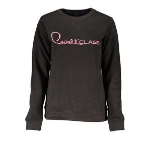 CAVALLI CLASS WOMEN'S ZIPLESS SWEATSHIRT BLACK