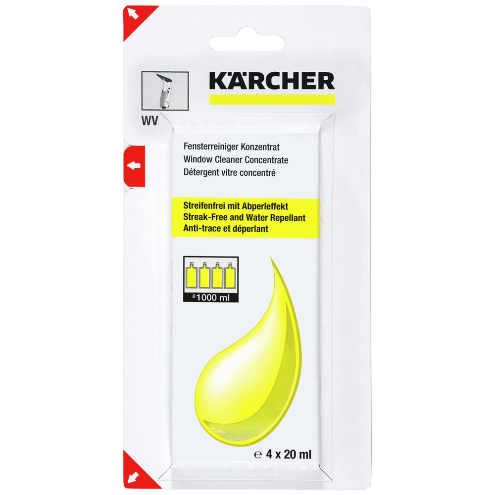 Karcher Sredstvo za čišćenje stakla, koncentrat, 4 x 20 ml - RM 503 slika 1