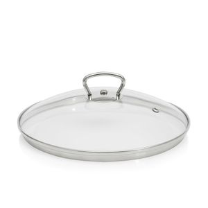 POKLOPAC STAKLENI S INOX ČEPOM 22cm