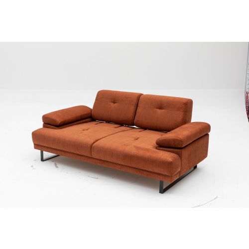 Dvosedi kauč na razvlačenje Atelier Del Sofa Mustang - Narandžasta slika 7