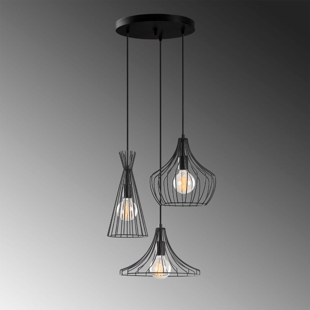 Luster Mezopotamya N-1300 u Crnoj Boji slika 6