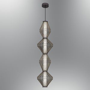 3224-4-24 Platinum Chandelier
