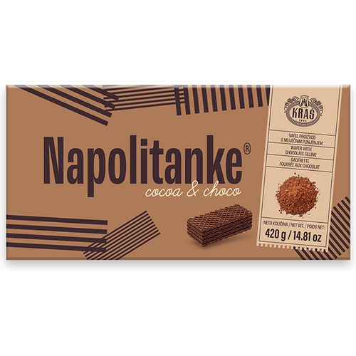 Kraš Napolitanke cocoa & choco 420 g slika 1