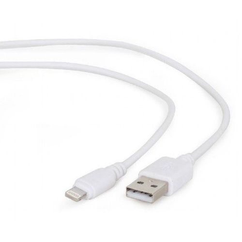 CC-USB2-AMLM-2M-W Gembird USB 2.0 A-plug to 8-pin usb Apple iphone cable 2M White slika 1