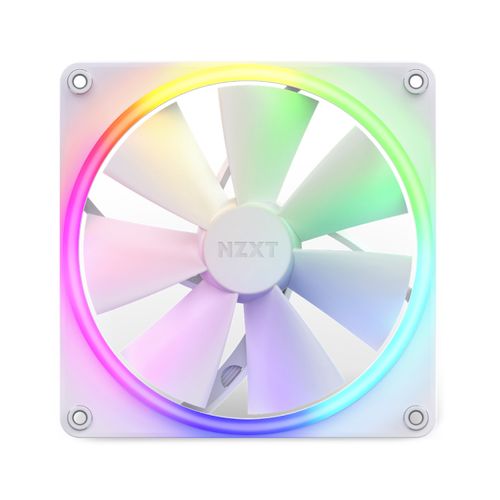 NZXT F140 RGB 140mm ventilator beli (RF-R14SF-W1) slika 2