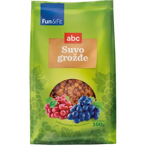 Fun&Fit ABC suvo grožđe 100g slika 1