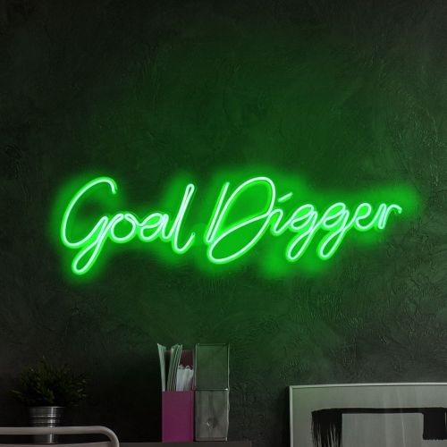 Wallity Ukrasna plastična LED rasvjeta, Goal Digger - Green slika 7