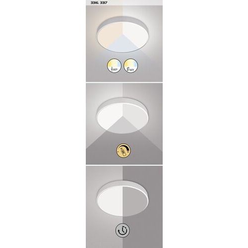 Rabalux Tesia, plafonjera,mat crna,LED 60W slika 6