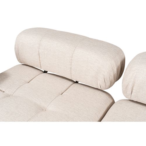 Woody Fashion Kutna garnitura Doblo 3 Seater with Pouffe ( L1-O1-1R-Pouffe) - svjetlo smeđa slika 13