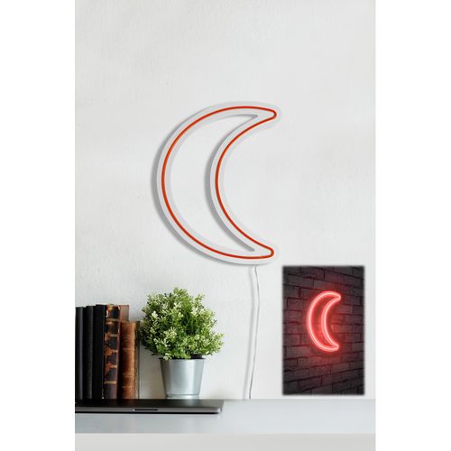 Wallity Ukrasna plastična LED rasvjeta, Crescent - Red slika 4