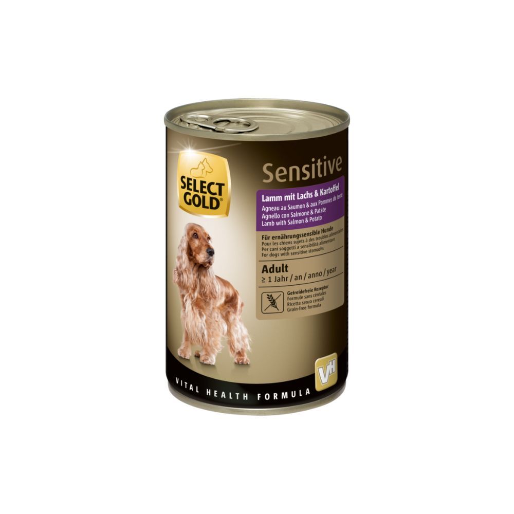 Select Gold Sensitive Adult janjetina s lososom i krumpirom 400 g slika 1