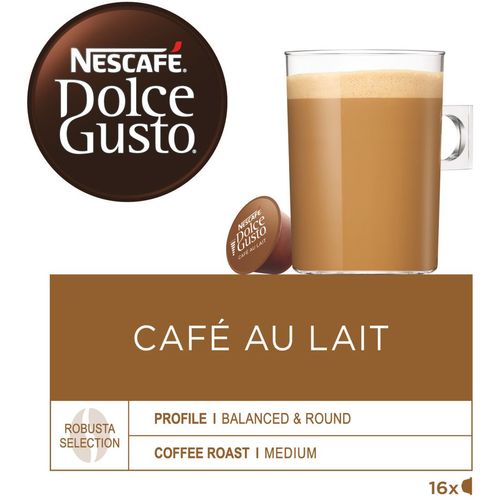 Nescafe Dolce gusto kapsule za kafu Cafe au lait 16 kom slika 5