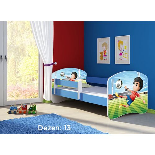 Deciji krevet ACMA II 140x70 + dusek 6 cm BLUE13 slika 1