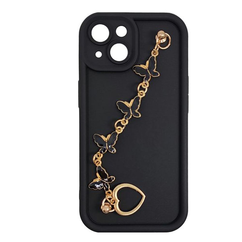 MM TPU IPHONE 15 - SILICONE CANDY WRIST STRAP Bl Butterfly slika 1