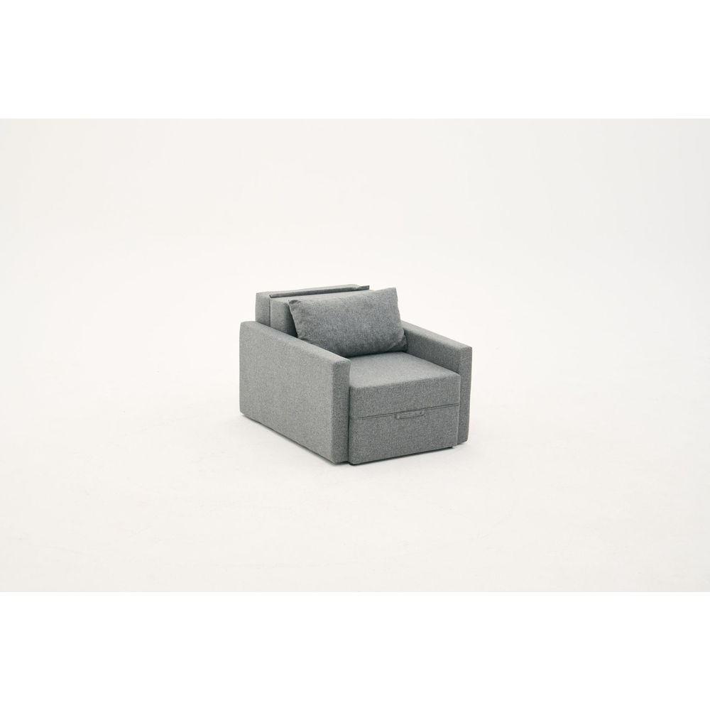 Jednosjed sofa na razvlačenje Saros - siva slika 4