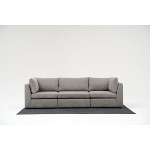 Atelier Del Sofa Trosjed, Mottona 3-Seat Sofa - Light Grey