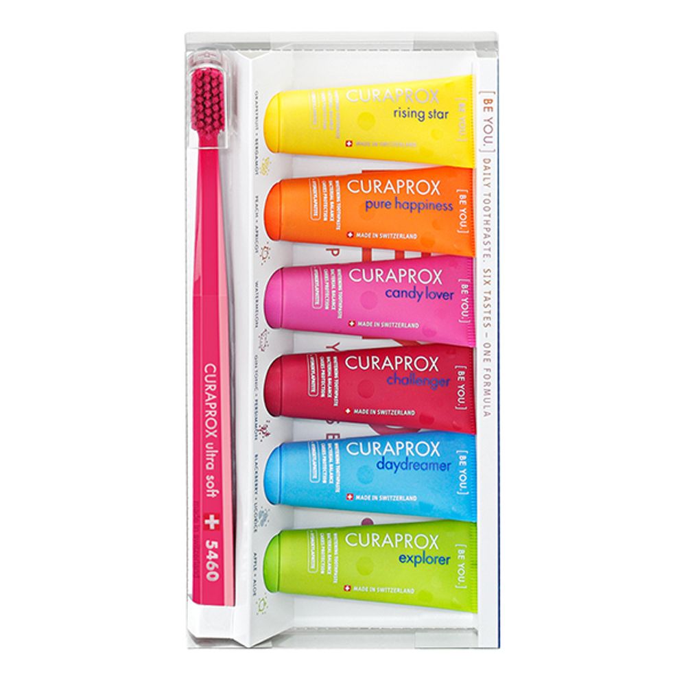 Curaprox Set Be You - Četkica za zube CS 5460 + Pasta za zube Be You 6kom slika 2