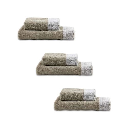 Le Telerie SET SPUGNA ELLY 3+3 BEIGE slika 1