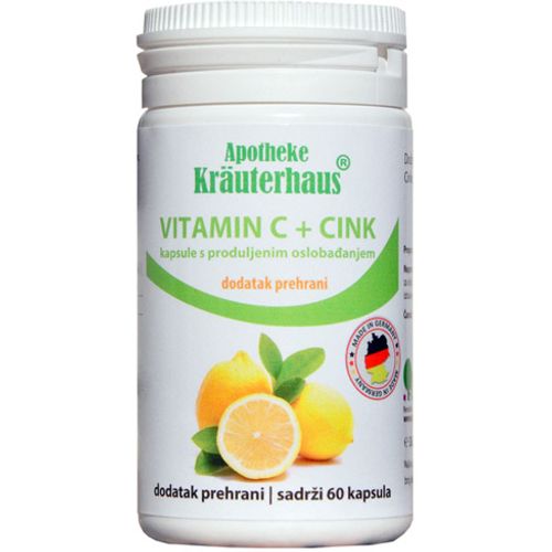 Vitamin C + Cink  60 kapsula slika 1