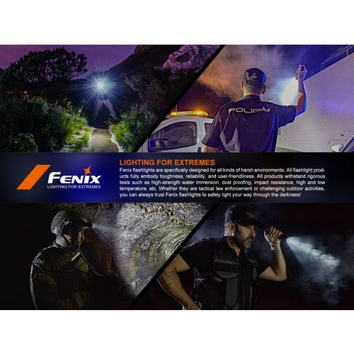 Fenix svjetiljka ručna PD35R LED crn slika 18