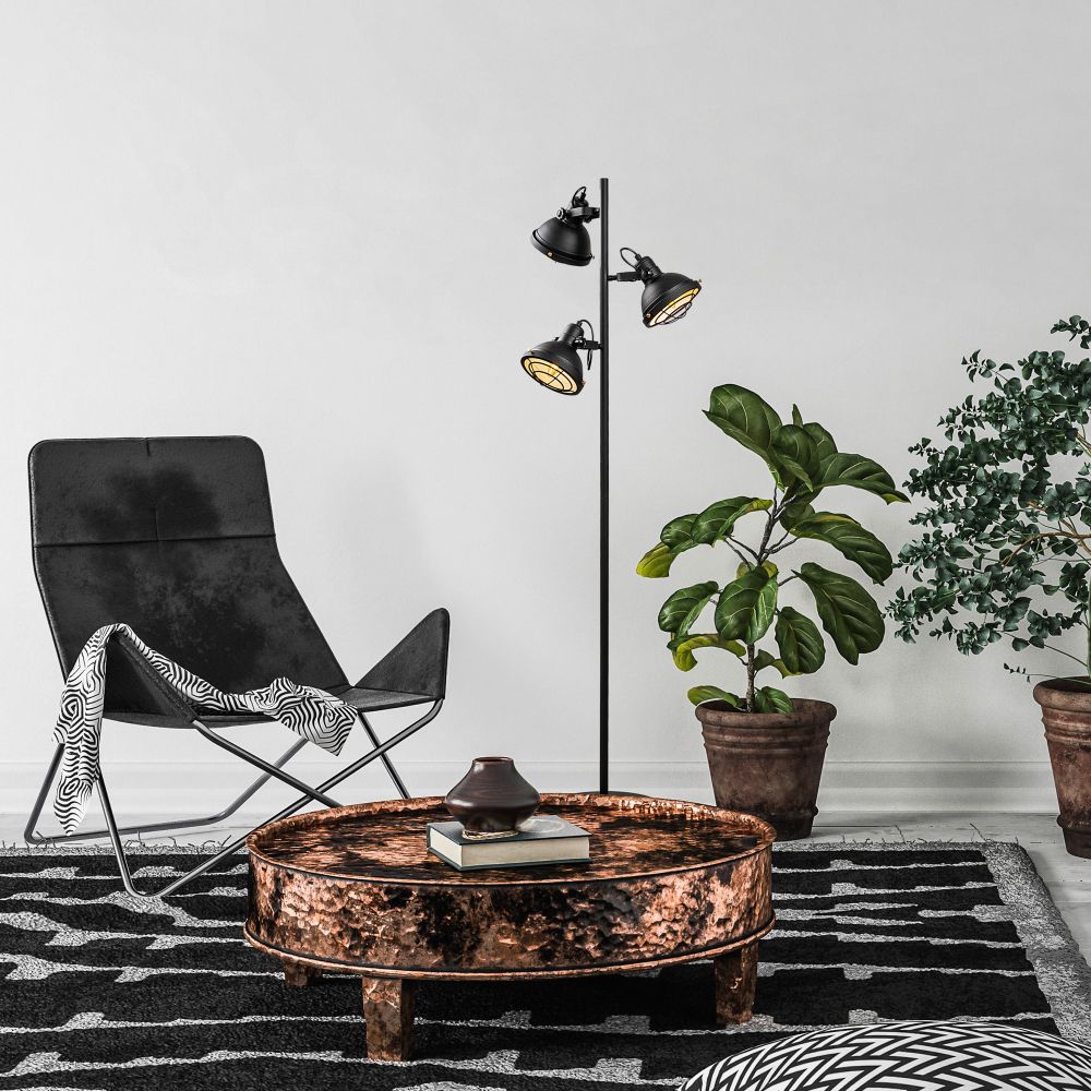 Spoly 13795 - Crna Podna Lampa slika 3