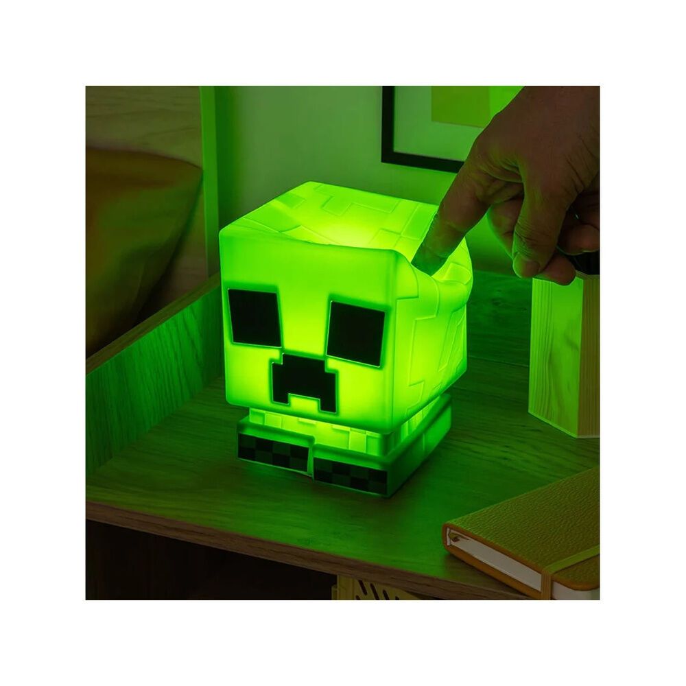 Minecraft Creeper SquishyGlo silikonska lampa slika 2