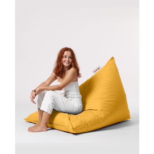 Atelier Del Sofa Vreća za sjedenje, Pyramid Big Bed Pouf - Yellow slika 8