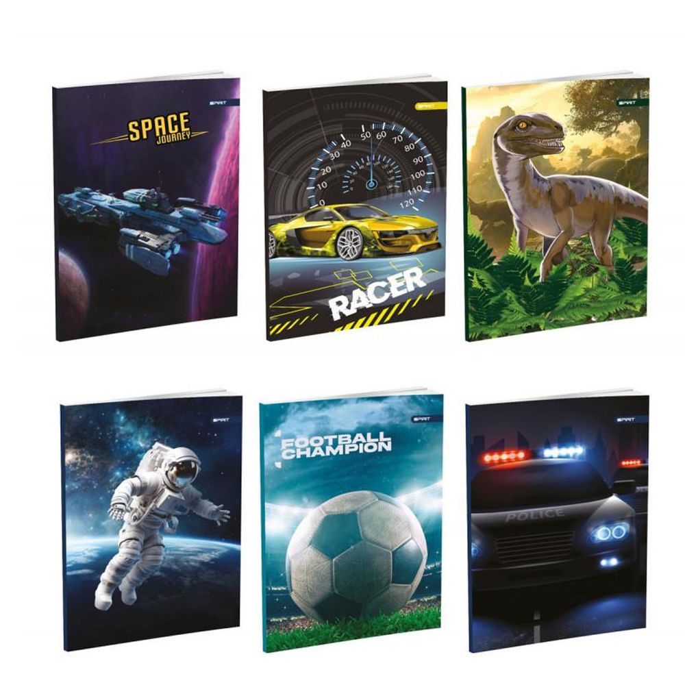 Sveska Premium A5 Boys 409256, MP kocka, 52 lista, sorto slika 1