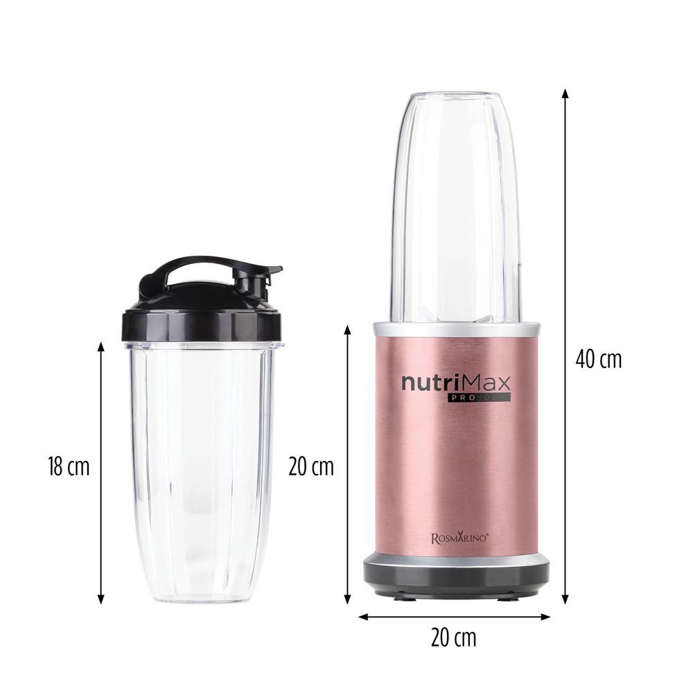 Blender NutriMax PRO,1000, Rose Gold slika 2