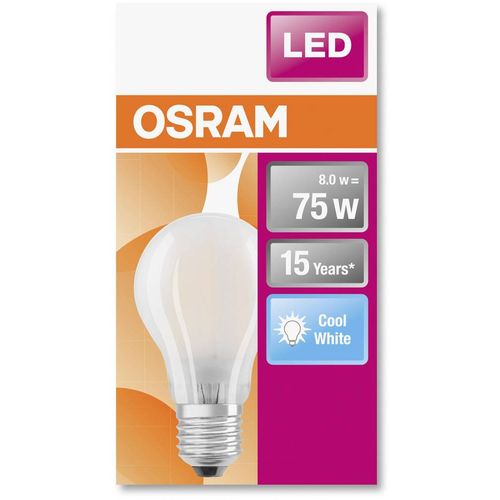 OSRAM 4058075115934 LED Energetska učinkovitost 2021 D (A - G) E27 oblik kruške 7.5 W = 75 W neutralna bijela (Ø x D) 60 mm x 105 mm  1 St. slika 2