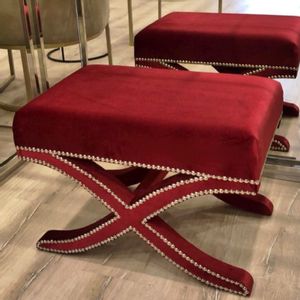 Pelona Capraz Pouffe 60 - Red Red Pouffe