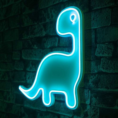 Wallity Ukrasna plastična LED rasvjeta, Dino the Dinosaur - Blue slika 8