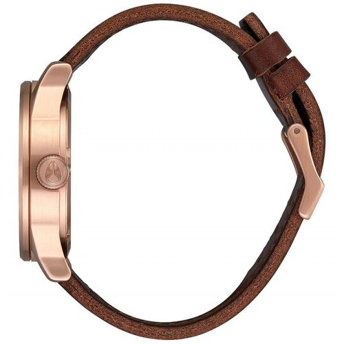 Nixon Sentry Leather Rose Gold/Navy/Brown slika 3