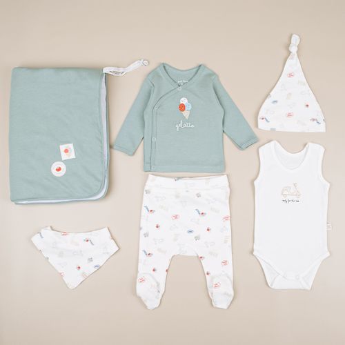 Just Kiddin Baby Set "Local Food" 6/1, 56-62 slika 1