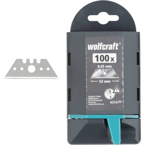 Profesionalne trapezoidne oštrice 0.65x52mm Wolfcraft 4314000 100 St. slika 2