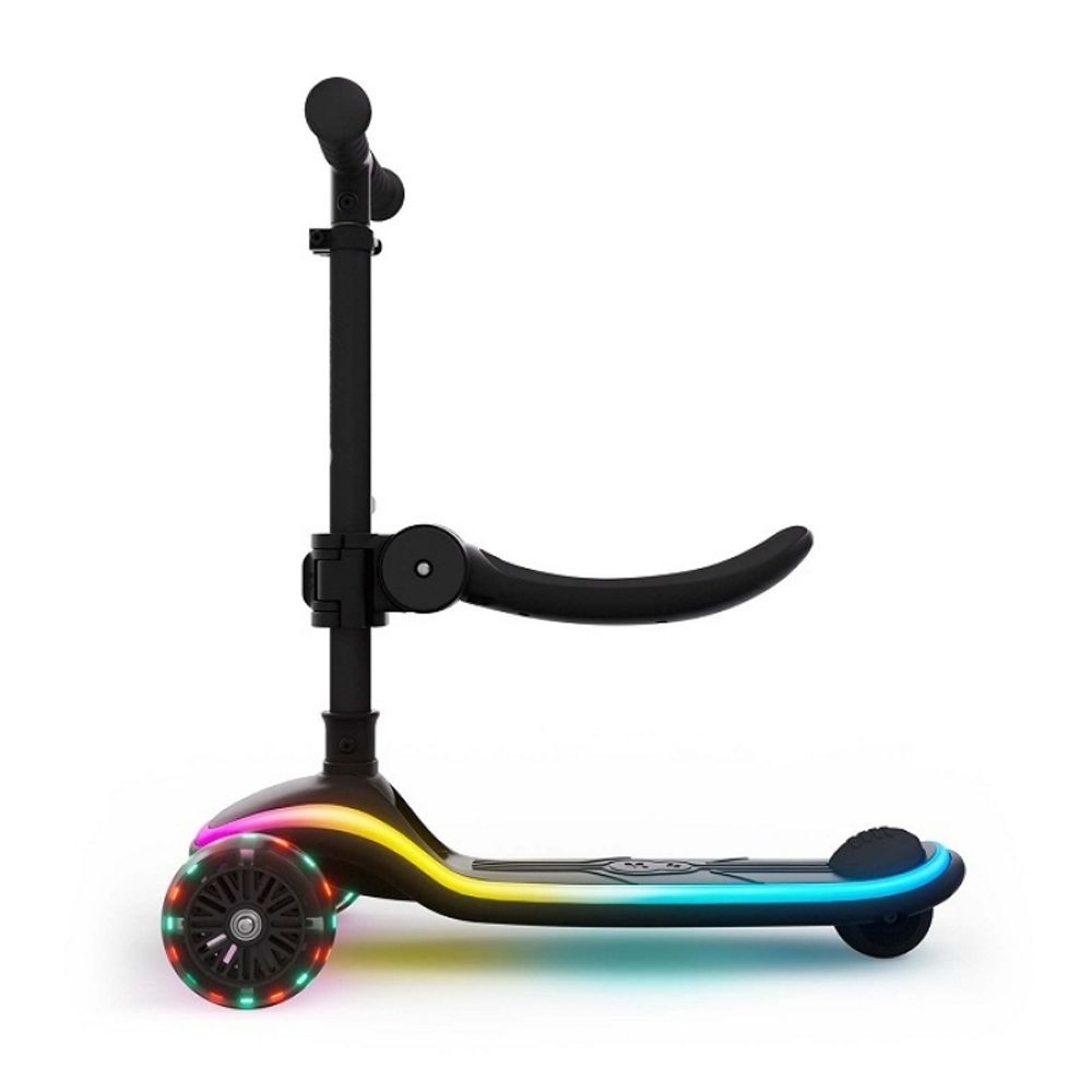 Kinderkraft Romobil sa LED svjetlećim točkovima Raket Up, Black slika 3