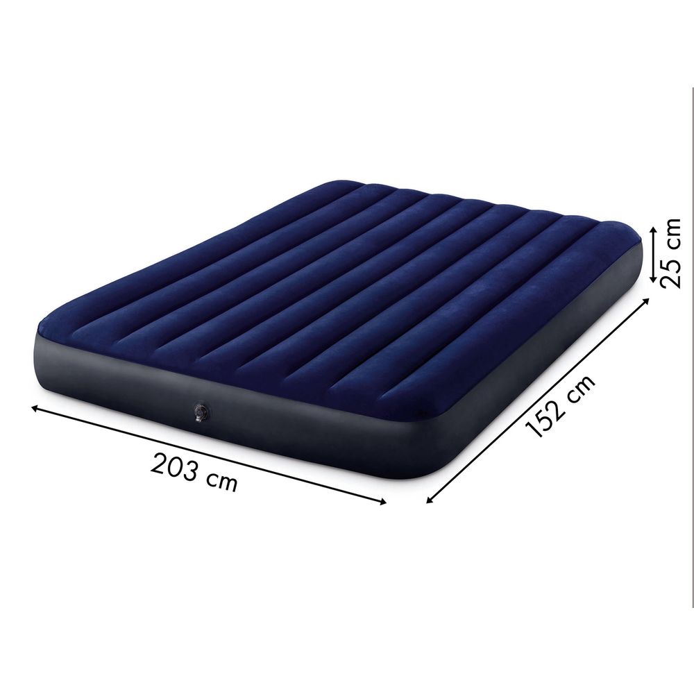 INTEX madrac na napuhavanje 203 x 152cm plavi slika 4