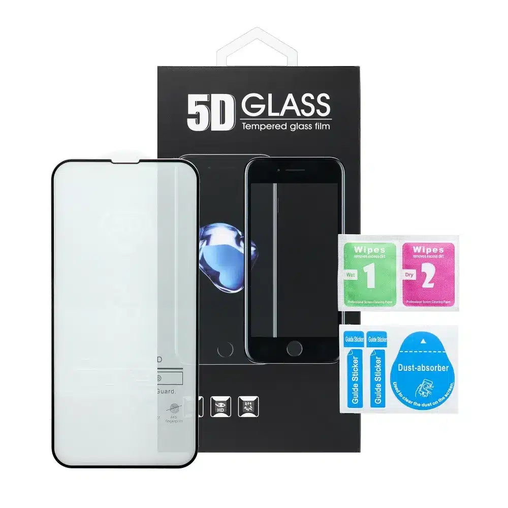 5D Full Glue kaljeno staklo za Honor 400 Pro – sa crnim rubom slika 4