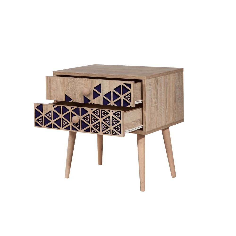Noćni ormarić Two - 123 Sonoma Oak slika 4