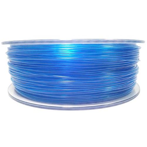 Filament za 3D printer, PET-G, 1.75 mm, 1 kg, prozirna plava slika 1